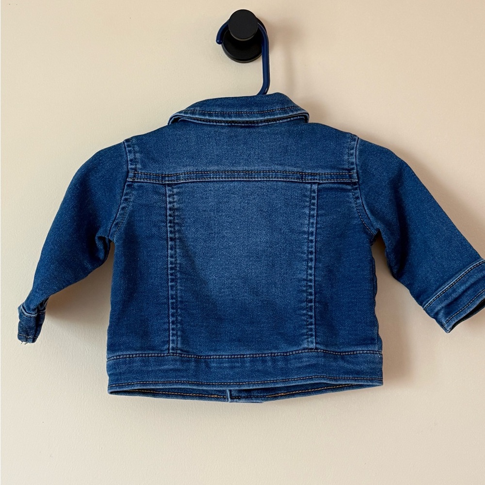 Cat & Jack Dark Blue Denim Jean Jacket for Kids - Picture 2 of 2